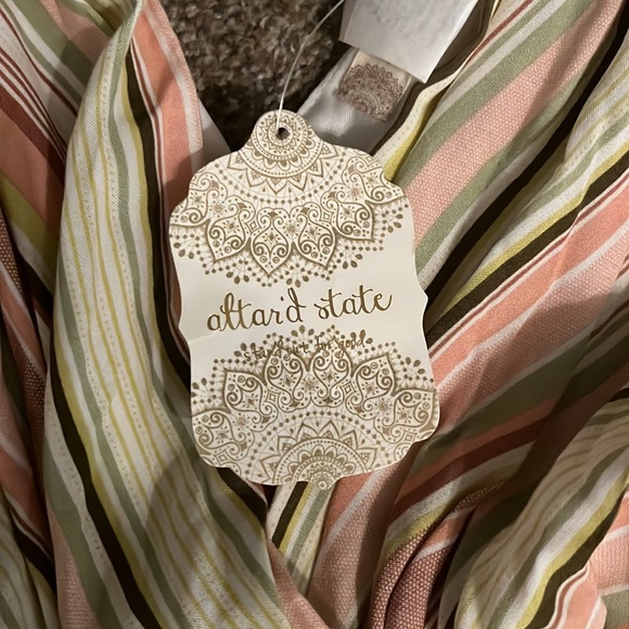 NWT Altar'd State Striped Strappy Romper Size Small - Picture 5 of 8